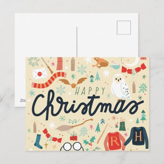 Harry Potter | Frohe Weihnachten mit festlichen Ik (Vorne/Hinten)