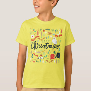 Harry Potter Frohe Weihnachten mit festlichen Sy T-Shirt