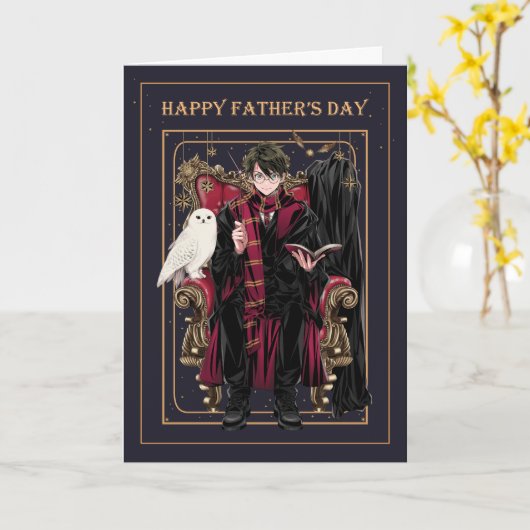 HARRY POTTER™ Frohes Vatertags-Kartenmotiv Karte (Gelbe Blume)