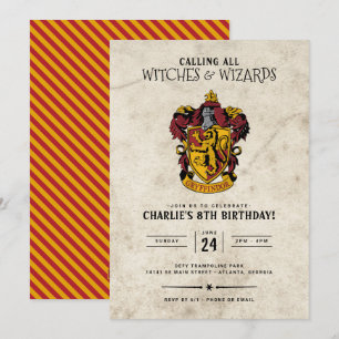 Harry Potter Geburtstag   Gryffindor Einladung