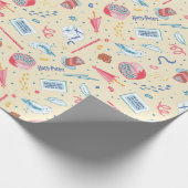 HARRY POTTER™ Geburtstagsfeier-Muster Geschenkpapier (Ecke)