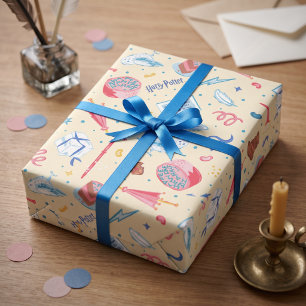 HARRY POTTER™ Geburtstagsfeiermuster Geschenkpapier