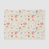 HARRY POTTER™ Geburtstagsfeiermuster Seidenpapier (Vorderseite)