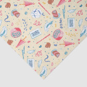 HARRY POTTER™ Geburtstagsfeiermuster Seidenpapier (Ausschnitt)