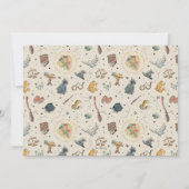 Harry Potter | Gender Reveal Baby Shower Einladung (Rückseite)