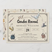 Harry Potter | Gender Reveal Baby Shower Einladung (Vorne/Hinten)