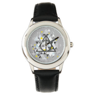 Harry Potter Geometric Deathly Hallows Symbol Armbanduhr