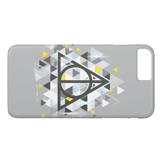 Harry Potter Geometric | Deathly Hallows Symbol Case-Mate iPhone Hülle (Rückseite (Horizontal))