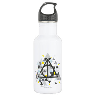 Harry Potter Geometric   Deathly Hallows Symbol Edelstahlflasche