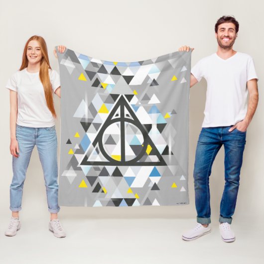 Harry Potter Geometric | Deathly Hallows Symbol Fleecedecke (Beispiel)