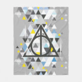 Harry Potter Geometric | Deathly Hallows Symbol Fleecedecke (Vorderseite)