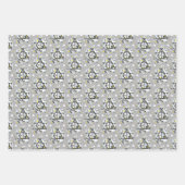 Harry Potter Geometric | Deathly Hallows Symbol Geschenkpapier Set (Vorderseite 3)