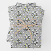 Harry Potter Geometric | Deathly Hallows Symbol Geschenkpapier Set (Beispiel)