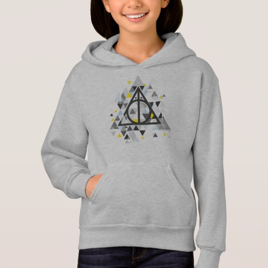 Harry Potter | Geometric Deathly Hallows Symbol Hoodie (Vorderseite)