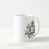 Harry Potter Geometric | Deathly Hallows Symbol Kaffeetasse (VorderseiteRechts)