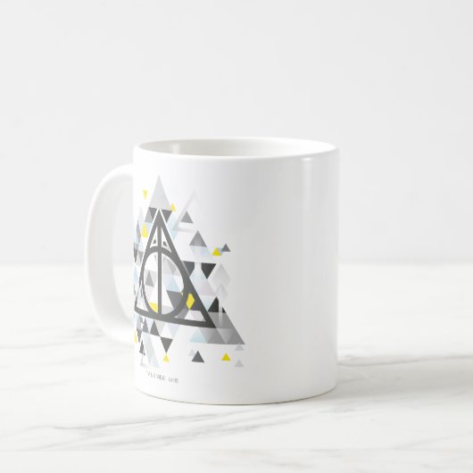 Harry Potter Geometric | Deathly Hallows Symbol Kaffeetasse (Vorderseite Links)