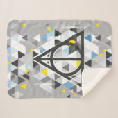 Harry Potter Geometric | Deathly Hallows Symbol Sherpadecke (Vorderseite (Horizontal))