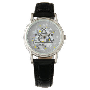 Harry Potter   Geometrisches Symbol der Todesrelik Armbanduhr