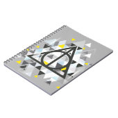 Harry Potter | Geometrisches Symbol der Todesrelik Notizblock (Linke Seite)