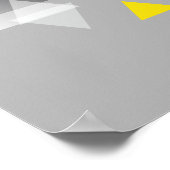 Harry Potter | Geometrisches Symbol der Todesrelik Poster (Ecke)