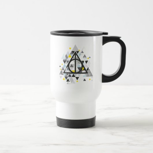 Harry Potter | Geometrisches Symbol der Todesrelik Reisebecher (Rechts)
