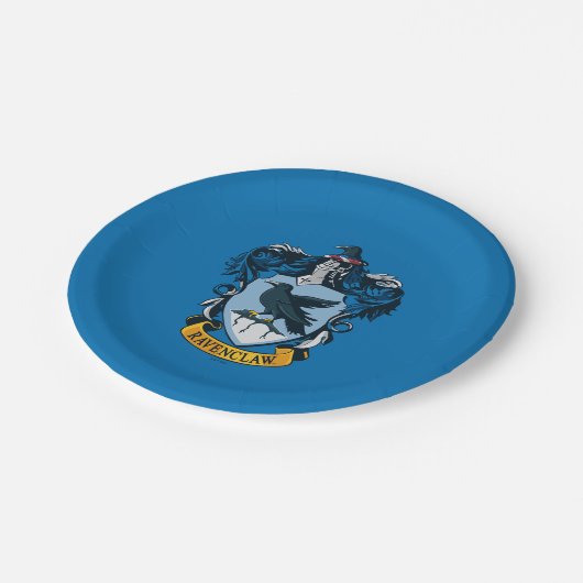 Harry Potter  | Gothic Ravenclaw Crest Pappteller (Schrägansicht)