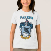 Harry Potter | Gothic Ravenclaw Crest Tri-Blend Shirt (Vorderseite)