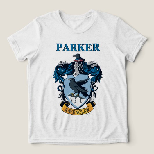 Harry Potter | Gothic Ravenclaw Crest Tri-Blend Shirt (Design Vorderseite)