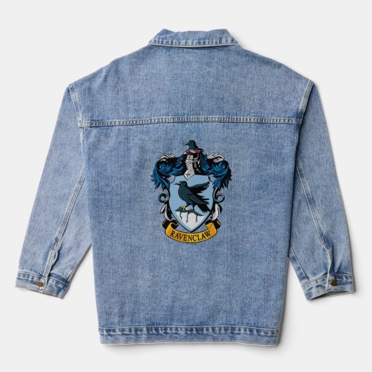 Harry Potter | Gothic Ravenclaw Wappen Jeansjacke (Rückseite)