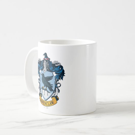 Harry Potter | Gothic Ravenclaw Wappen Kaffeetasse (Vorderseite Links)