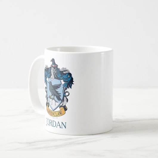 Harry Potter | Gothic Ravenclaw Wappen Kaffeetasse (Vorderseite Links)