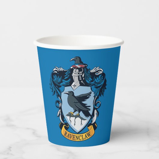 Harry Potter | Gothic Ravenclaw Wappen Pappbecher (Vorderseite)