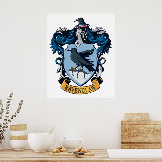 Harry Potter | Gothic Ravenclaw Wappen Poster (Küche)
