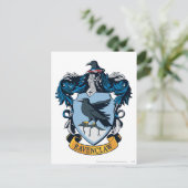 Harry Potter | Gothic Ravenclaw Wappen Postkarte (Stehend Vorderseite)