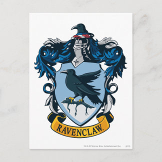Harry Potter | Gothic Ravenclaw Wappen Postkarte