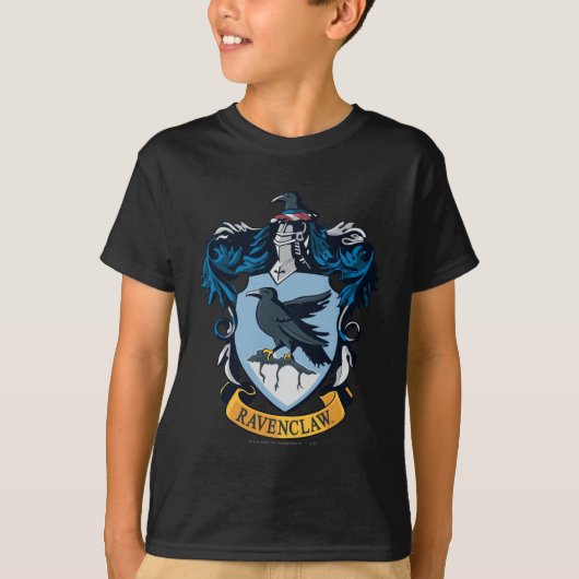 Harry Potter | Gothic Ravenclaw Wappen T-Shirt (Vorderseite)