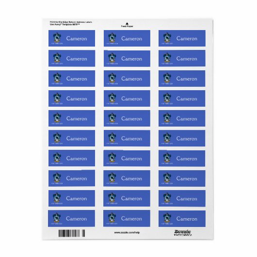 Harry Potter | Gotisches Wappen von Ravenclaw (Vorne)