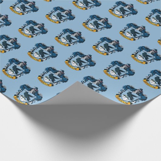 Harry Potter | Gotisches Wappen von Ravenclaw Geschenkpapier (Ecke)