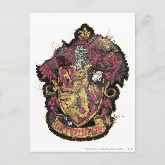 Harry Potter | Gryffindor Crest - Destroyed Postkarte (Vorderseite)