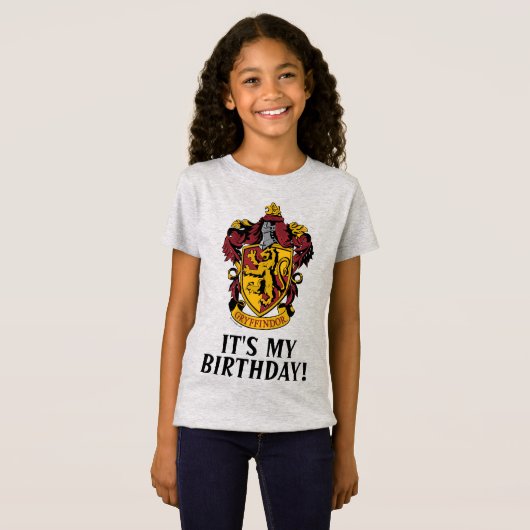 Harry Potter | Gryffindor - Das ist mein Geburtsta T-Shirt (Vorne ganz)