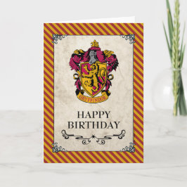 Harry Potter | Gryffindor Happy Birthday Karte