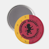 Harry Potter | GRYFFINDOR™ Haus-Merkmale Grafik Magnet (Vorderseite/Rückseite)