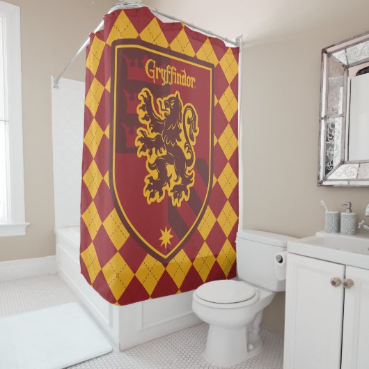 Harry Potter | Gryffindor-Haus-Stolz-Wappen Duschvorhang (Beispiel)