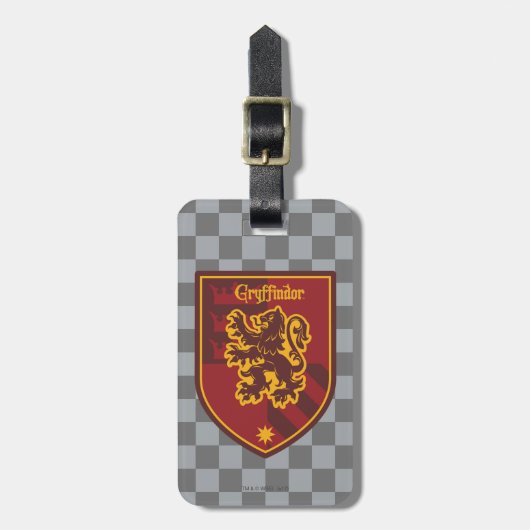 Harry Potter | Gryffindor-Haus-Stolz-Wappen Gepäckanhänger (Vorderseite vertikal)