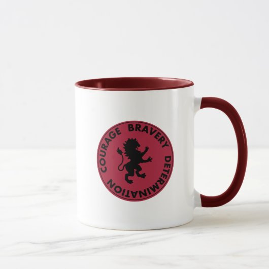 Harry Potter | GRYFFINDOR™ Hausmerkmale Grafik Tasse (Rechts)