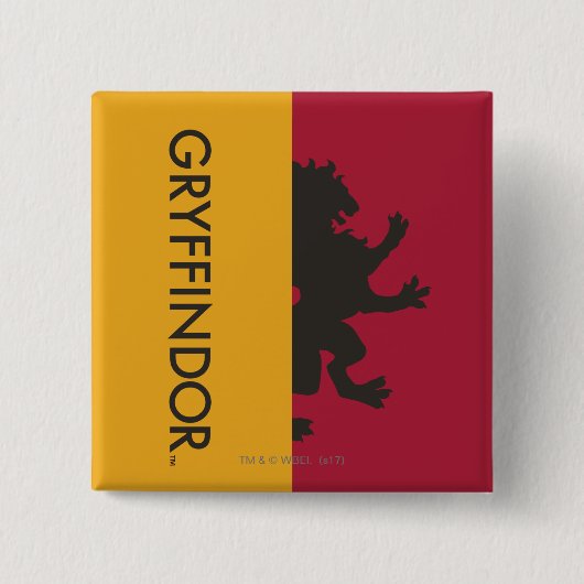 Harry Potter | Gryffindor House Pride Graphic Button (Vorderseite)