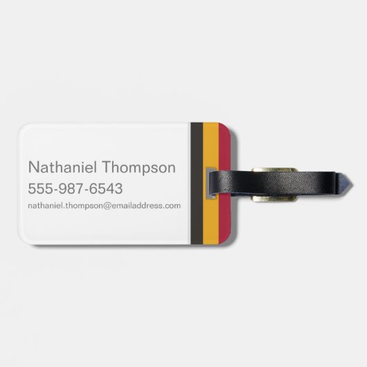 Harry Potter | Gryffindor House Pride Graphic Gepäckanhänger (Rückseite horizontal)