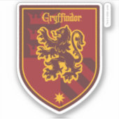 Harry Potter | Gryffindor House Pride Wappen Aufkleber (Vorderseite)