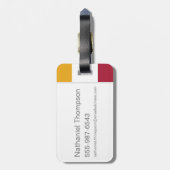 Harry Potter | Gryffindor House Pride Wappen Gepäckanhänger (Rückseite vertikal)