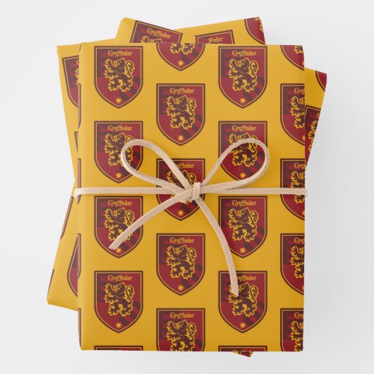 Harry Potter | Gryffindor House Pride Wappen Geschenkpapier Set (Beispiel)